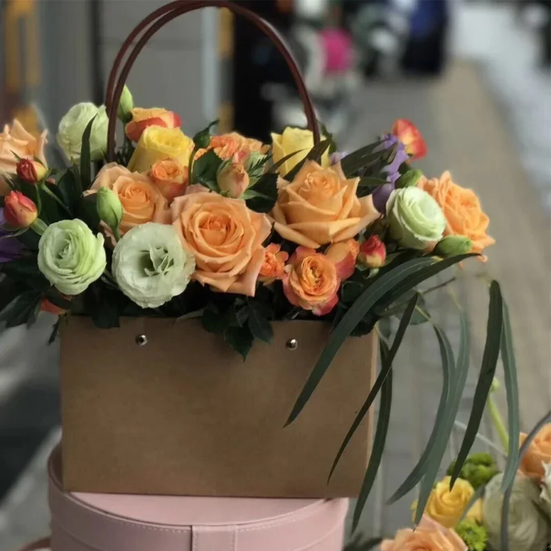 1 個フラワーペーパーボックスバケツ PVC 花屋ギフト 2 - Florist Supply Buckets のレビューと価格
