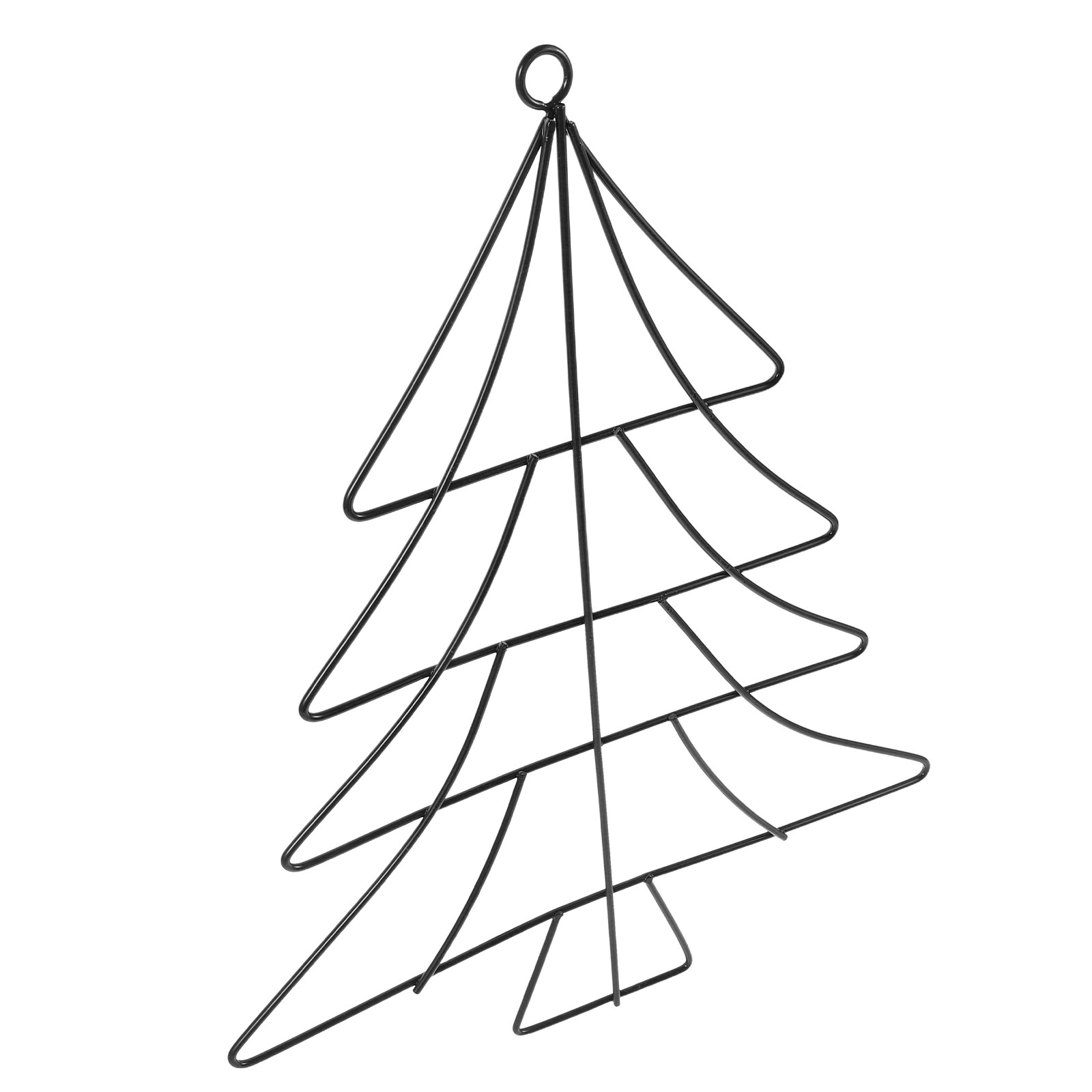 頑丈な鉄製クリスマスツリー用リースフレーム。サイズは12.8 - Wreath Form Wire のレビューと価格